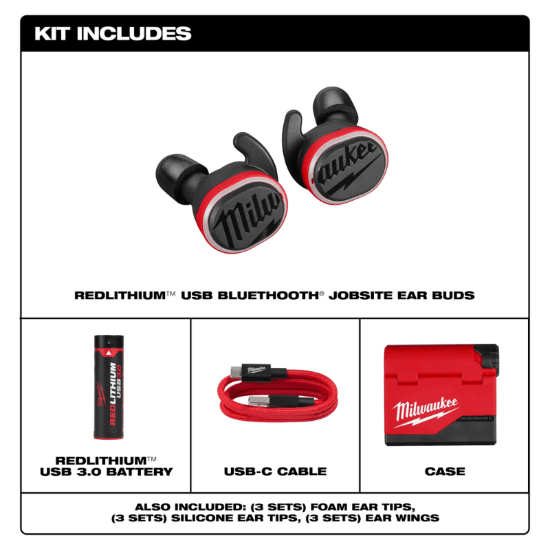 AUDIFONOS DE OBRA USB BLUETOOTH MILWAUKEE 2191-215