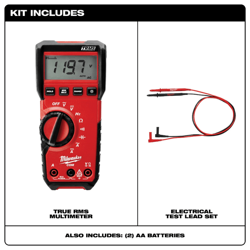 MULTIMETRO DIGITAL MILWAUKEE 2216-203