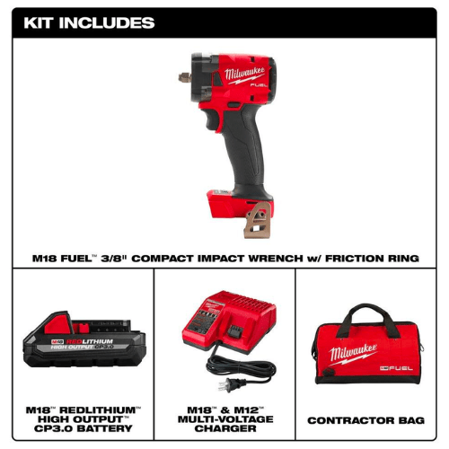 SET LLAVE DE IMPACTO 3/8IN  M18 FUEL MILWAUKEE 2854-21HO2