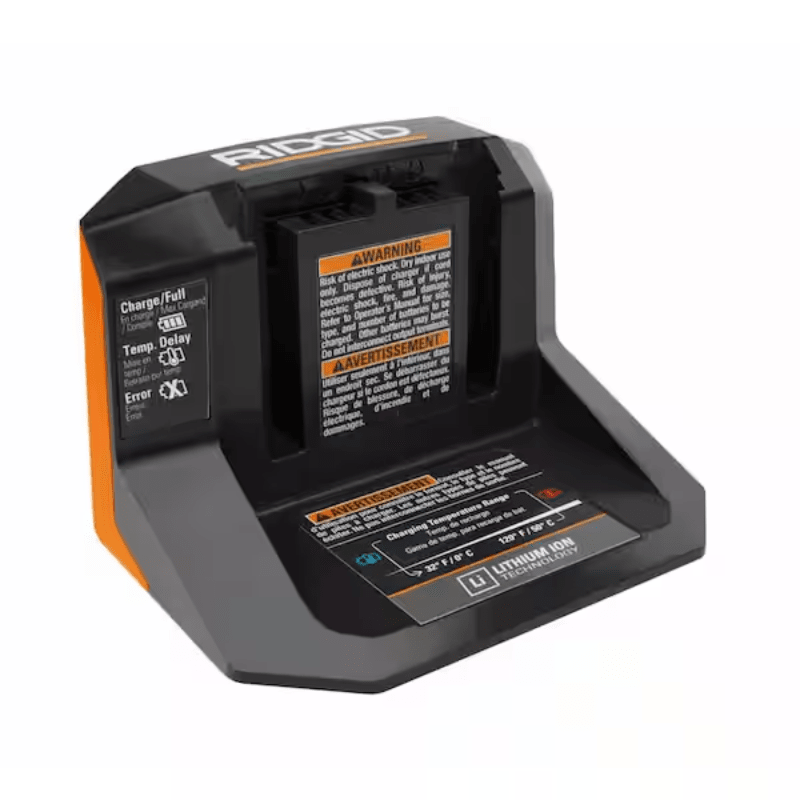 SET BATERIA 2AH Y CARGADOR RIDGID AC93022