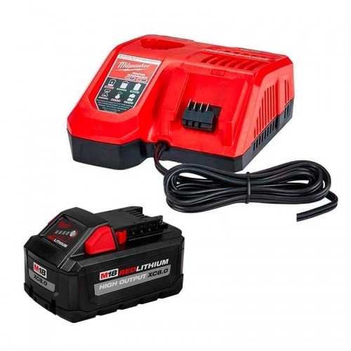 PACK ESMERIL FUEL 2880 + KIT BATERIA 8 AH MILWAUKEE6