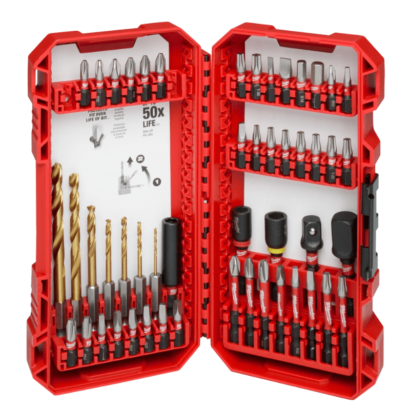 SET 50 PUNTAS Y BROCAS MILWAUKEE 48-32-40132