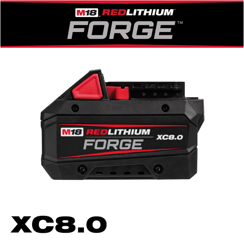 BATERÍA M18 REDLITHIUM FORGE XC8.0 MILWAUKEE 48-11-18812