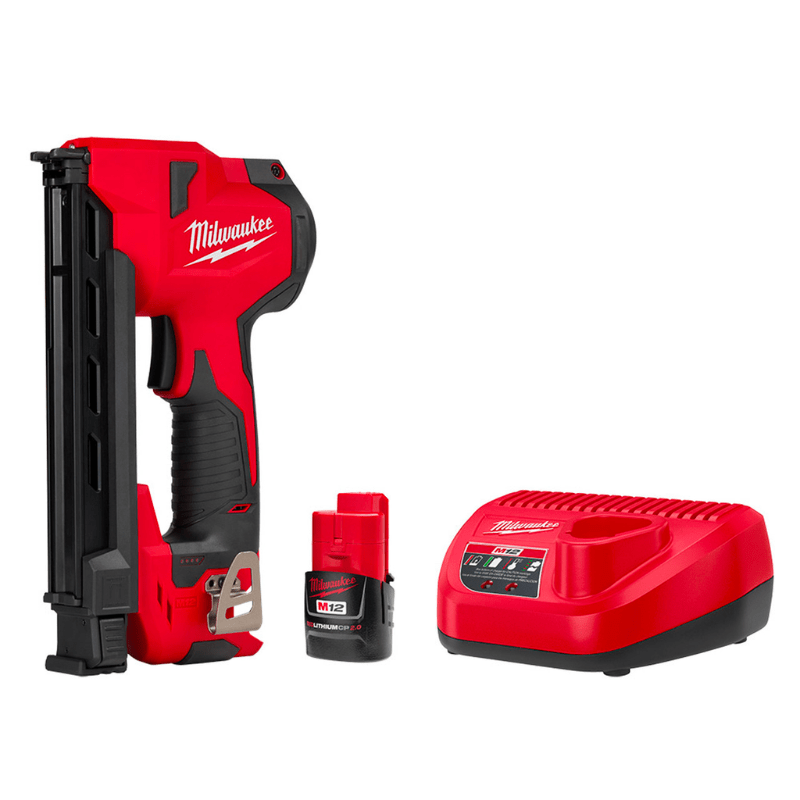 KIT DE ENGRAPADORA CON CARGADOR Y BATERIA M12 MILWAUKEE 2448-21 0