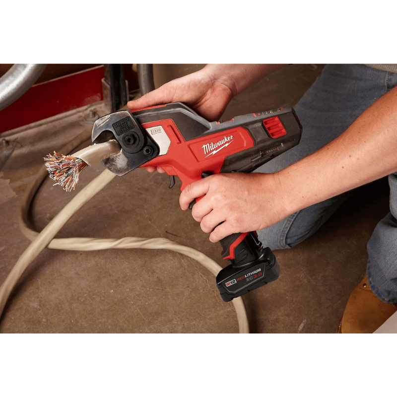 KIT DE CORTADOR DE CABLES M12 DE 600 MCM MILWAUKEE 2472-21XC9