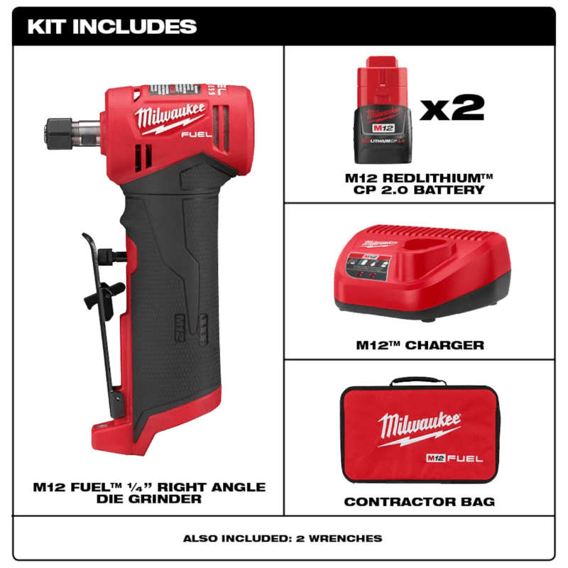 KIT ESMERIL DE ÁNGULO RECTO 1/4