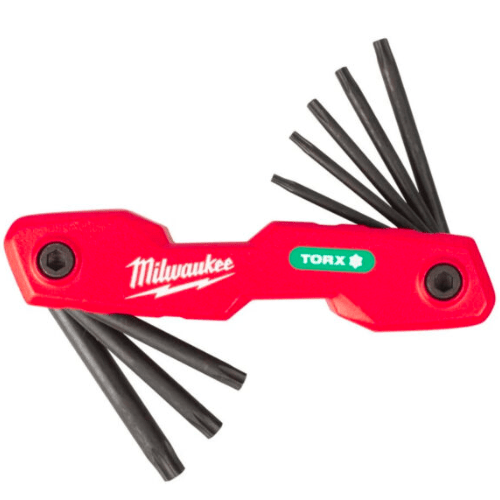 SET 8 LLAVES TORX PLEGABLES 48-22-21842