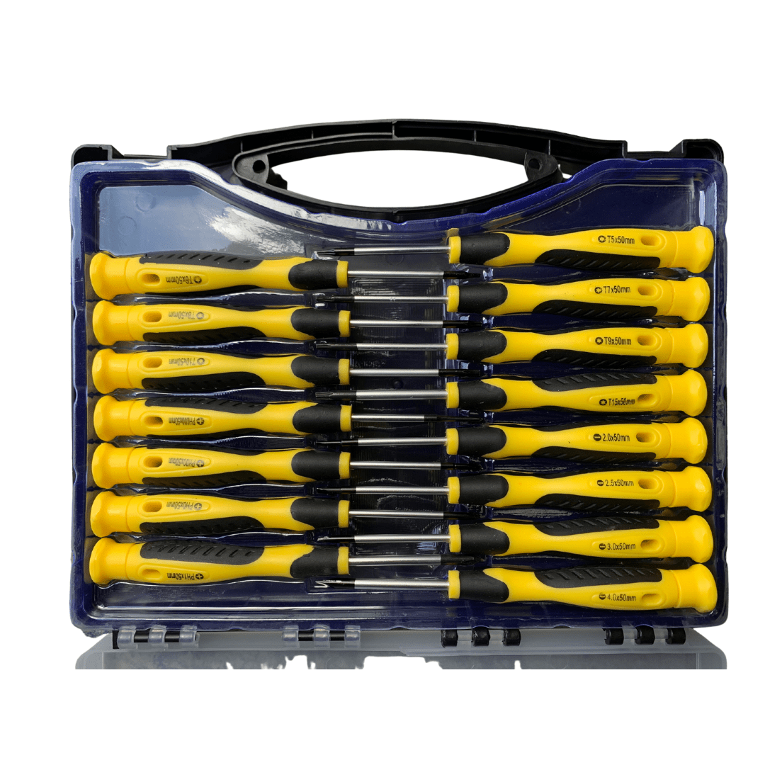 JUEGO DE 15 DESTORNILLADORES DE PRECISIÓN 105622