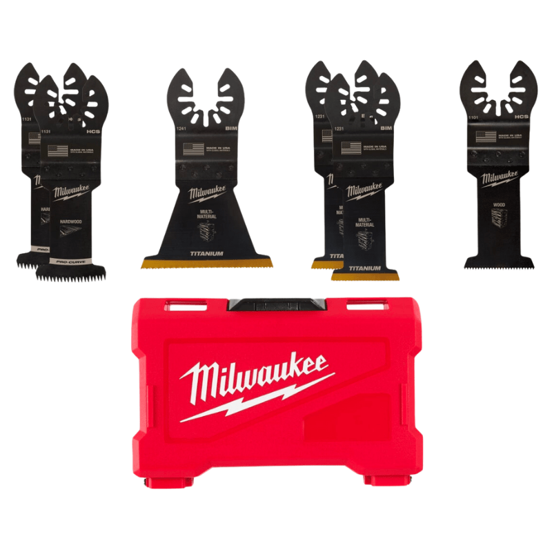 PACK MULTIHERRAMIENTA OSCILANTE 2626-21CP + SET 6 HOJAS MULTIHERRAMIENTA 49-10-9112 MILWAUKEE5