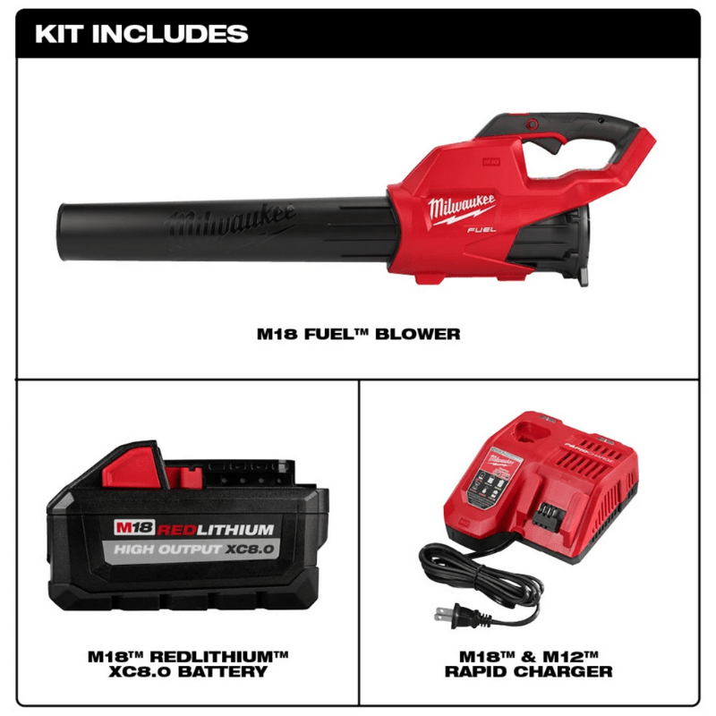 KIT SOPLADOR INALAMBRICO 8.0 AH M18 MILWAUKEE 2724-21HD3