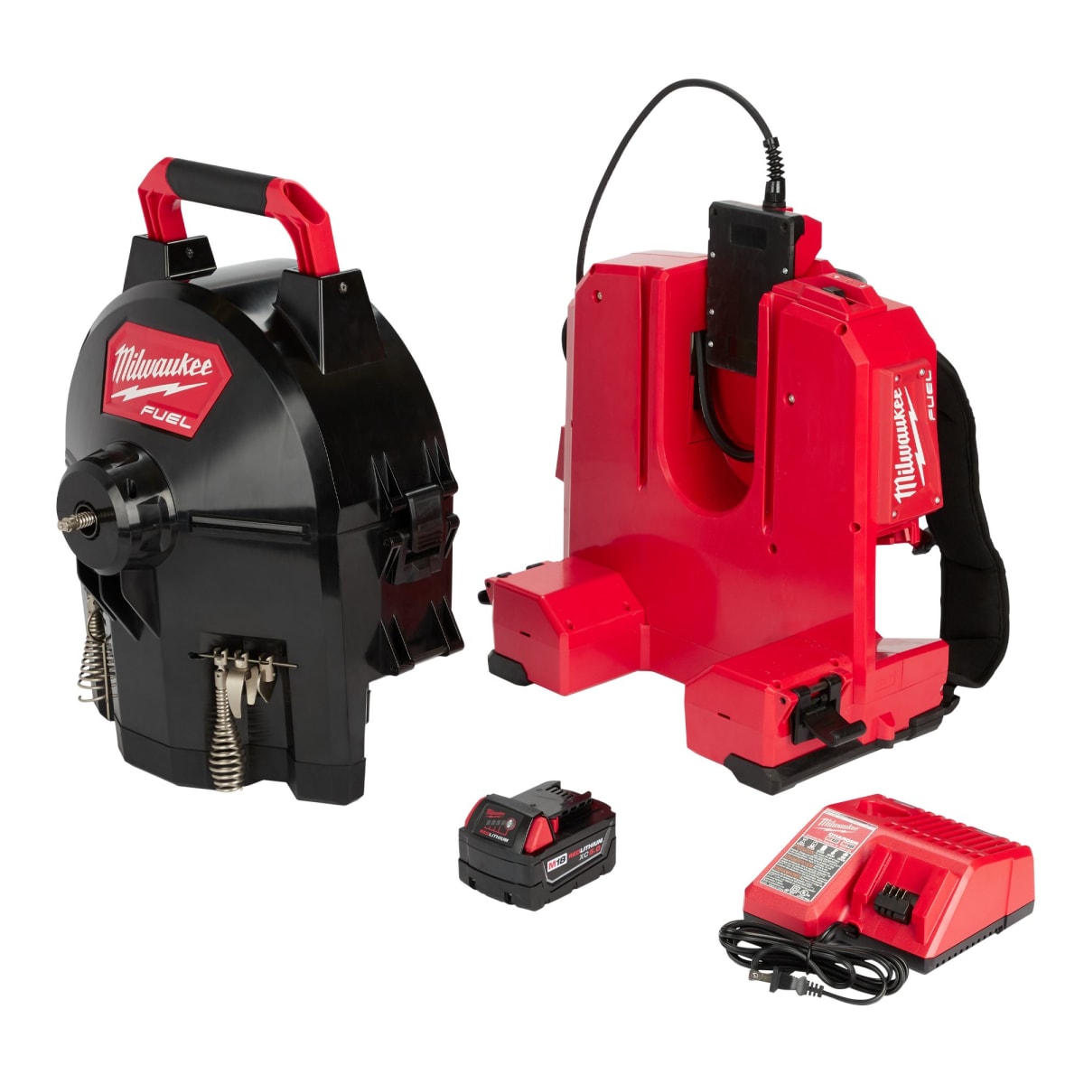 DESTAPADOR DE DESAGUES PORTATIL M18 CON CABLE 3/8