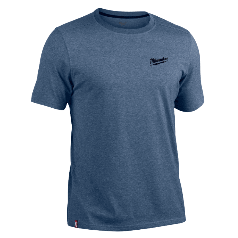 POLERA DE TRABAJO AZUL L HÍBRIDA FREEFLEX MILWAUKEE 603BL-L2