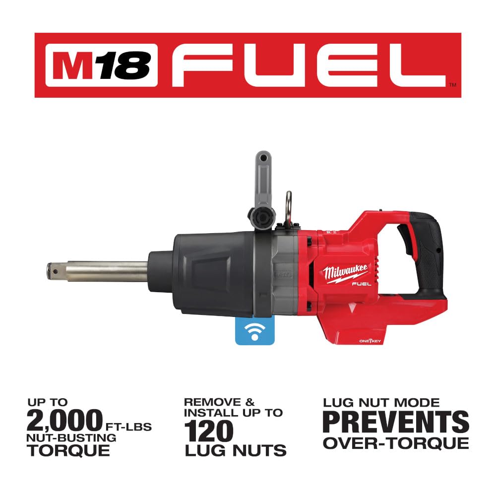 LLAVE IMPACTO DE ALTO TORQUE 1IN  MILWAUKEE LARGO 2869-203
