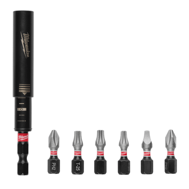 SET ADAPTADOR MAGNETICO HEX DE IMPACTO + 6 PUNTAS MILWAUKEE 48-32-45152