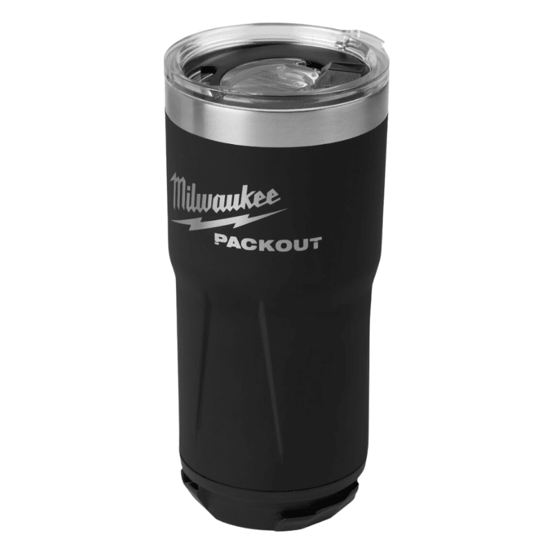 VASO 20 OZ PACKOUT NEGRO MILWAUKEE 48-22-8392B2