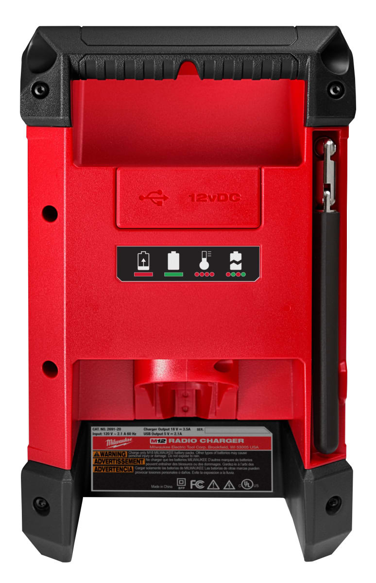 PARLANTE INALÁMBRICO + CARGADOR M12 MILWAUKEE 2951-203