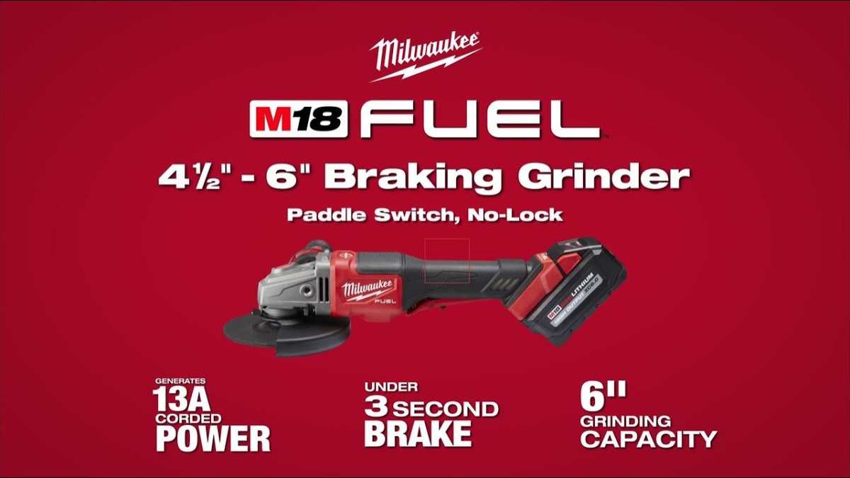 KIT ESMERIL 4 1/2 A 6” MILWAUKEE FUEL M18 2980-225