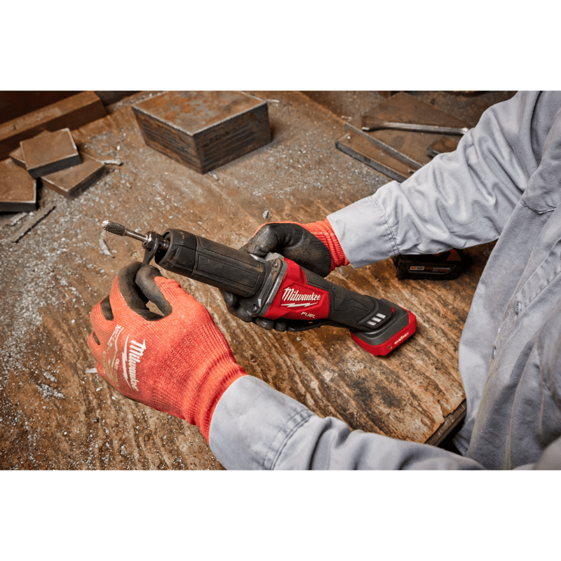 RECTIFICADORA DE DADOS CON FRENO DE VELOCIDAD VARIABLE C/INTERRUPTOR DE PALETA MILWAUKEE 2984-204