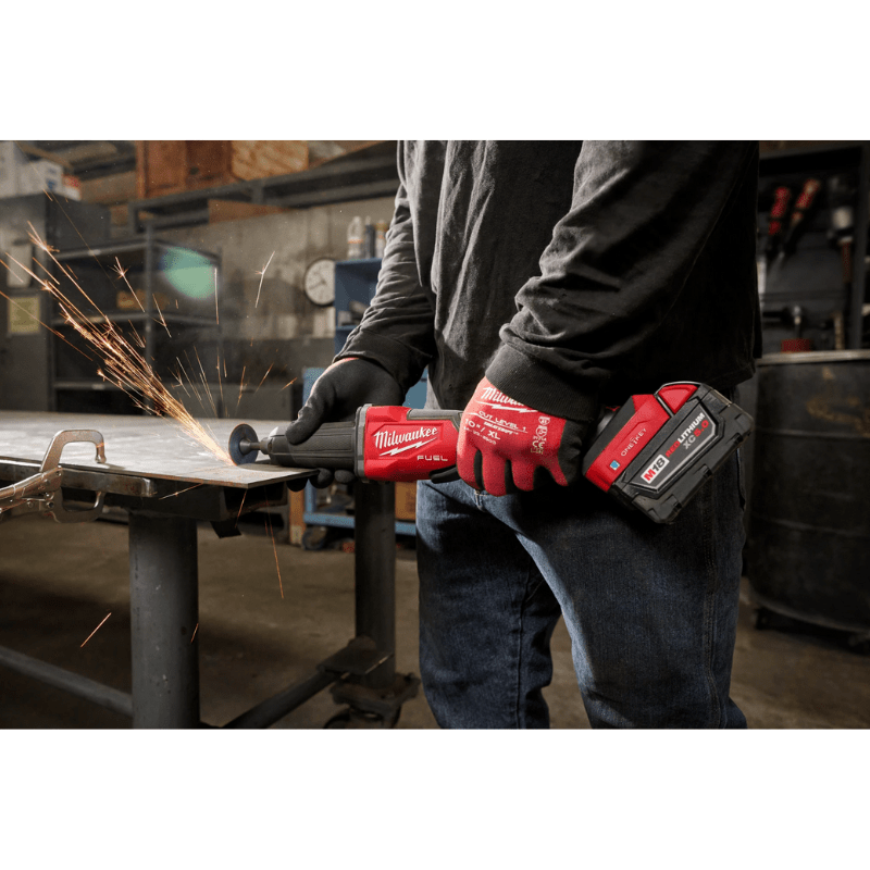 RECTIFICADORA DE DADOS CON FRENO DE VELOCIDAD VARIABLE C/INTERRUPTOR DE PALETA MILWAUKEE 2984-206