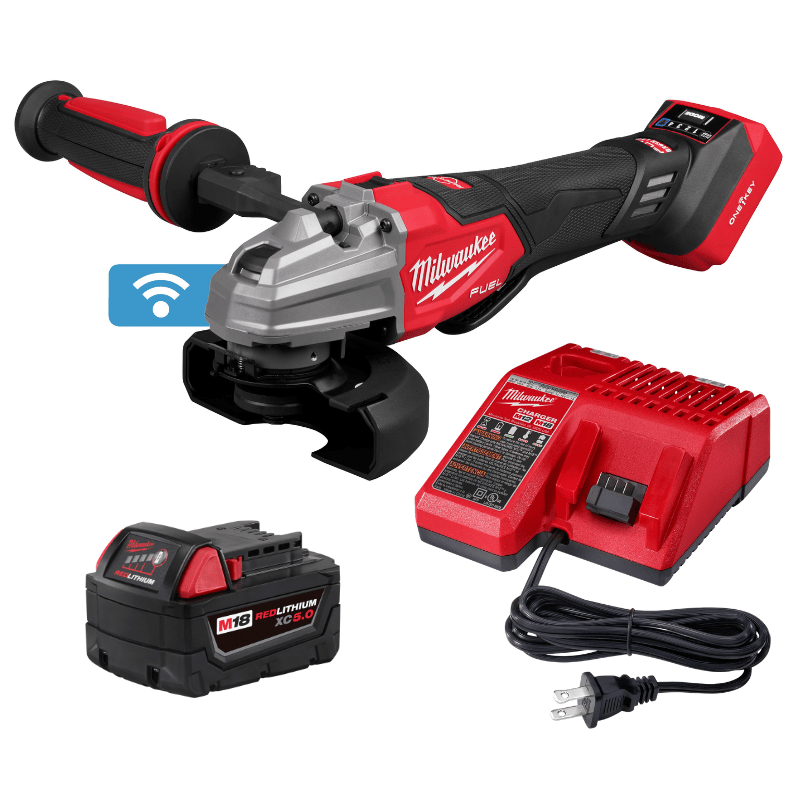 KIT TT ESMERIL CON FRENO DE GATIILLO DOBLE M18 FUEL 4-1/2