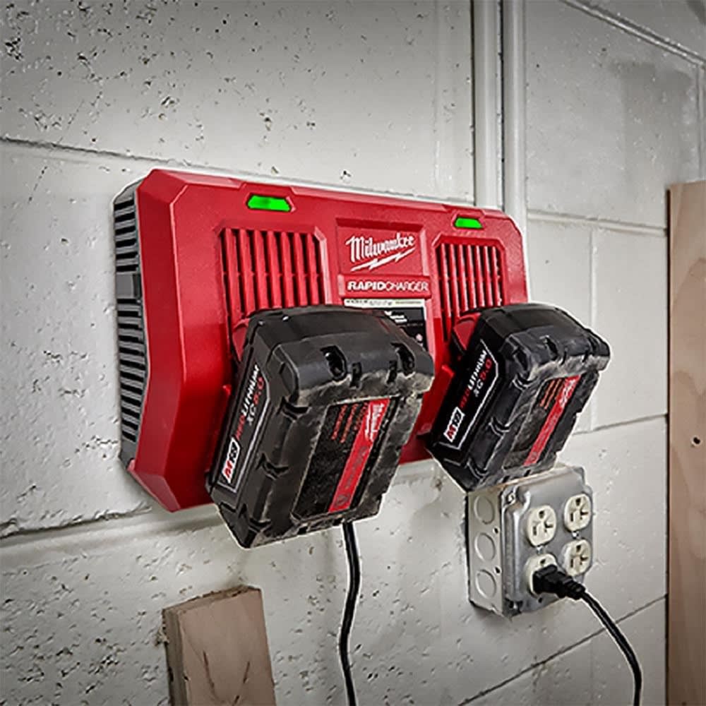 CARGADOR RAPIDO DOBLE M18 MILWAUKEE 48-59023