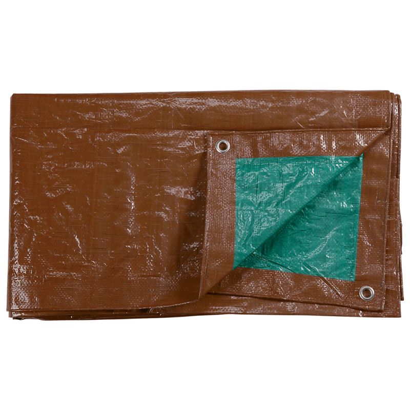 CARPA LONA HEAVY DUTY CAFE/VERDE 3X3,6 ROUGHNECK 30696 0