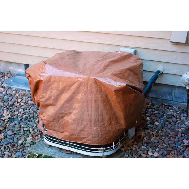 CARPA LONA HEAVY DUTY CAFE/VERDE 3X3,6 ROUGHNECK 306964