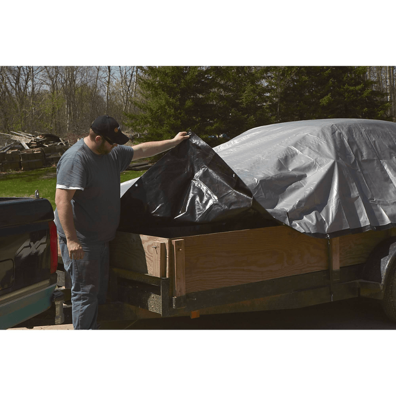 CARPA LONA NEGRO/GRIS 2,4X3 ROUGHNECK 307185