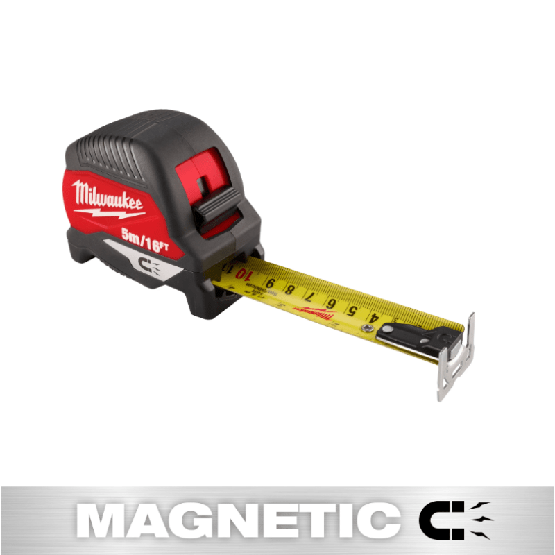 HUINCHA DE MEDIR 5MTS IMANTADA MILWAUKEE 48-22-1017M3