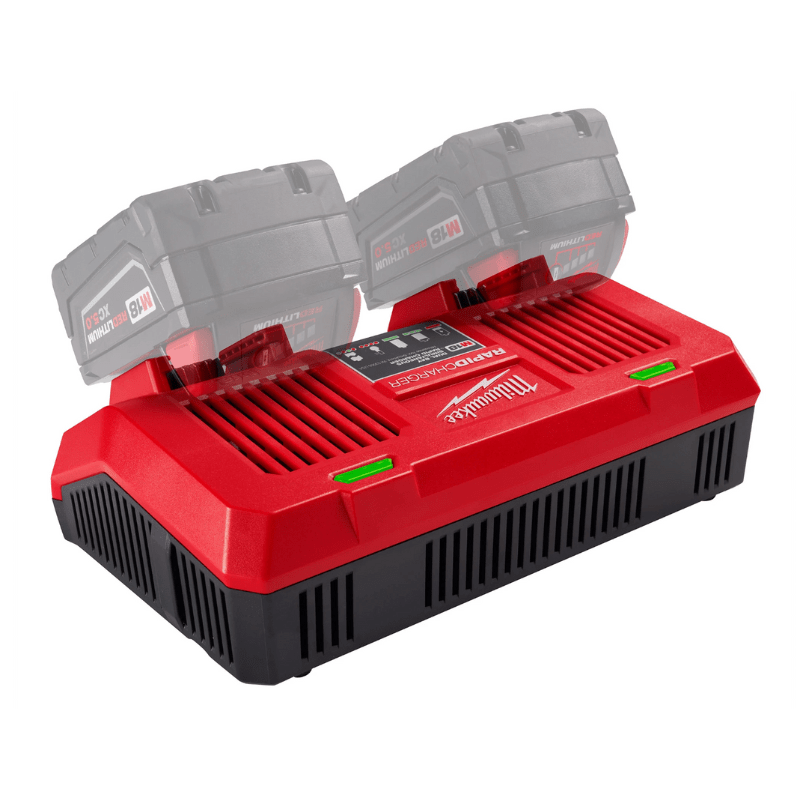 CARGADOR RAPIDO DOBLE M18 MILWAUKEE 48-59-18023