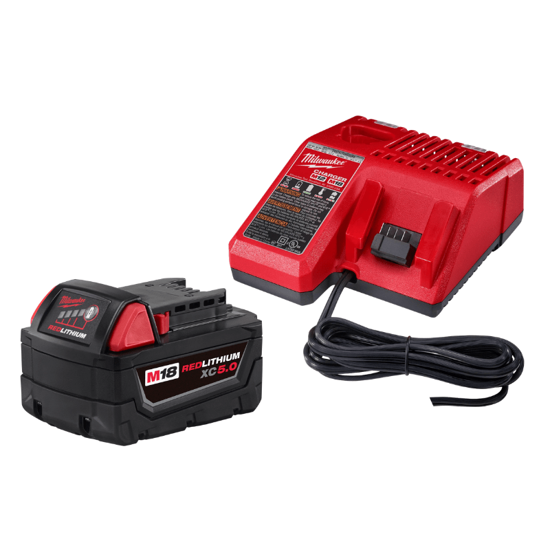 PACK CYBER FOCO LED TRÍPODE M18 2130-059 + CARGADOR Y BATERÍA 5AH 48-5950 MILWAUKEE3