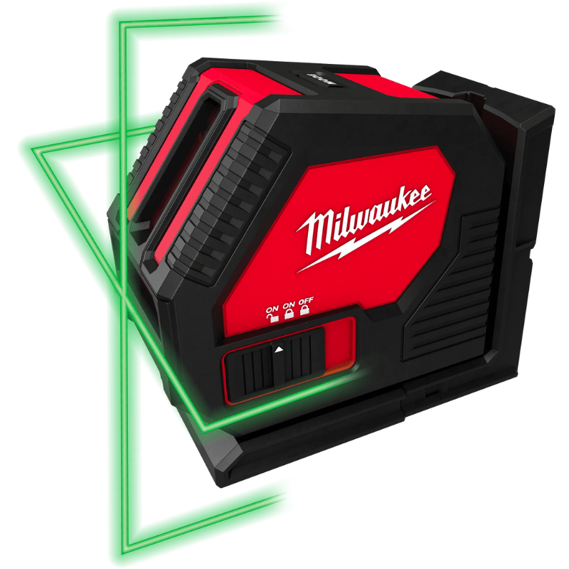 LASER VERDE CON LINEA TRANSVERSAL MILWAUKEE 34212