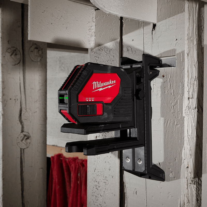 LASER VERDE CON LINEA TRANSVERSAL MILWAUKEE 34216