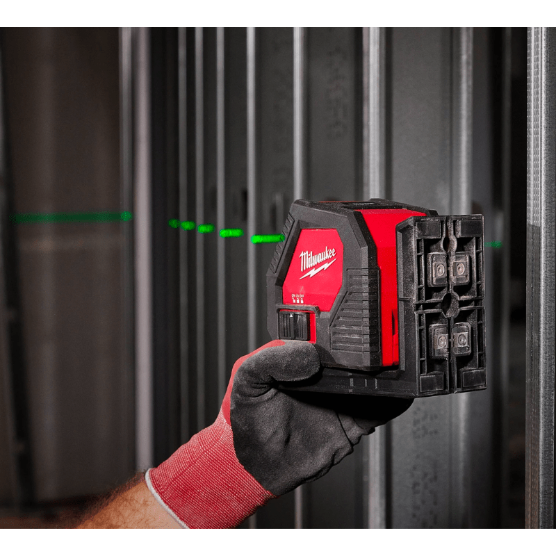 LASER VERDE CON LINEA TRANSVERSAL MILWAUKEE 34217