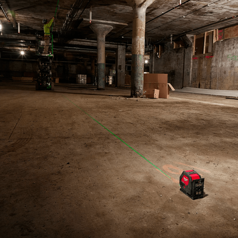 LASER VERDE CON LINEA TRANSVERSAL MILWAUKEE 34218