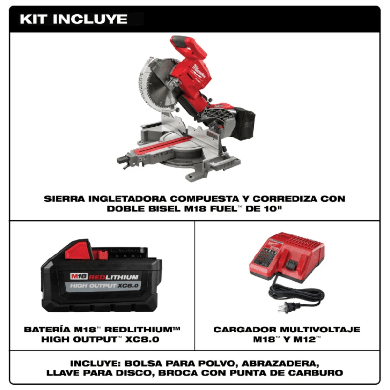 SIERRA INGLETEADORA M18 FUEL MILWAUKEE 2734-213