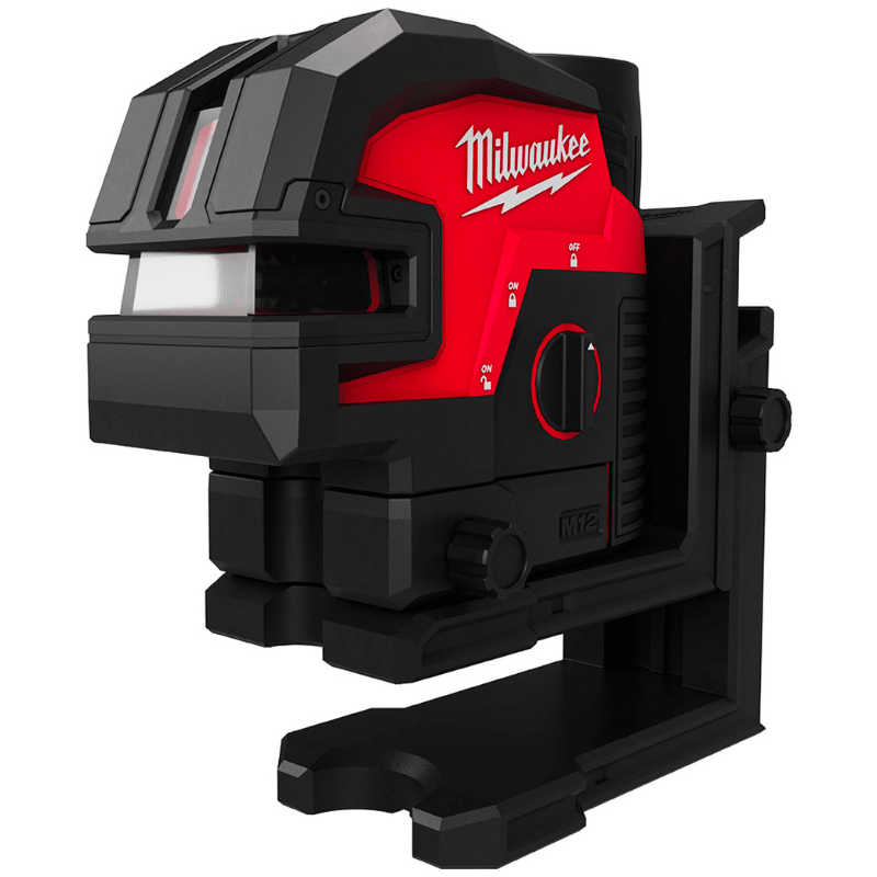 KIT DE LASER VERDE DE 4 PUNTOS CON CARGADOR Y BATERIA M12 MILWAUKEE 3624-212