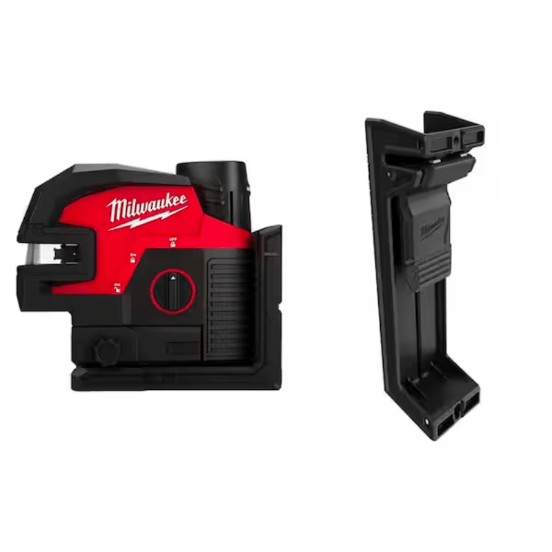 KIT DE LASER VERDE DE 4 PUNTOS CON CARGADOR Y BATERIA M12 MILWAUKEE 3624-214