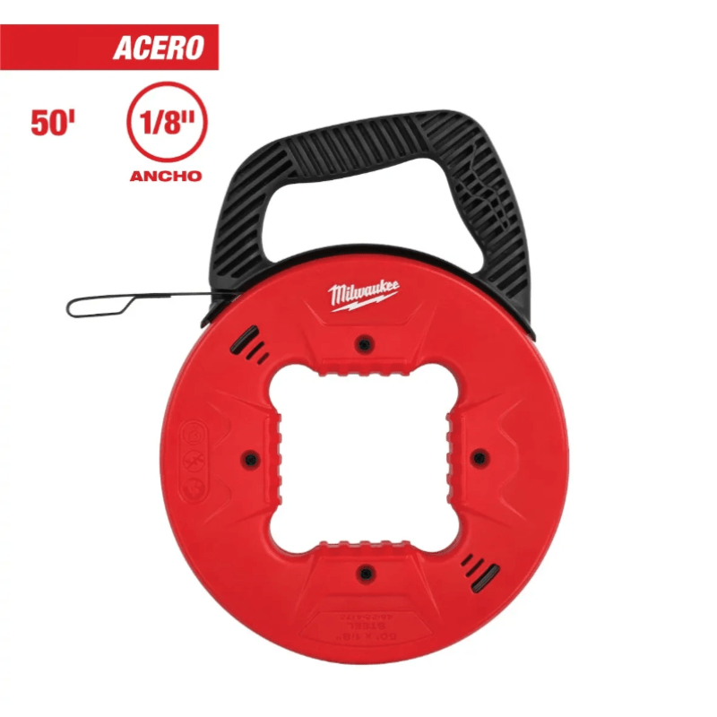 CINTA PASACABLES DE ACERO DE 1/8