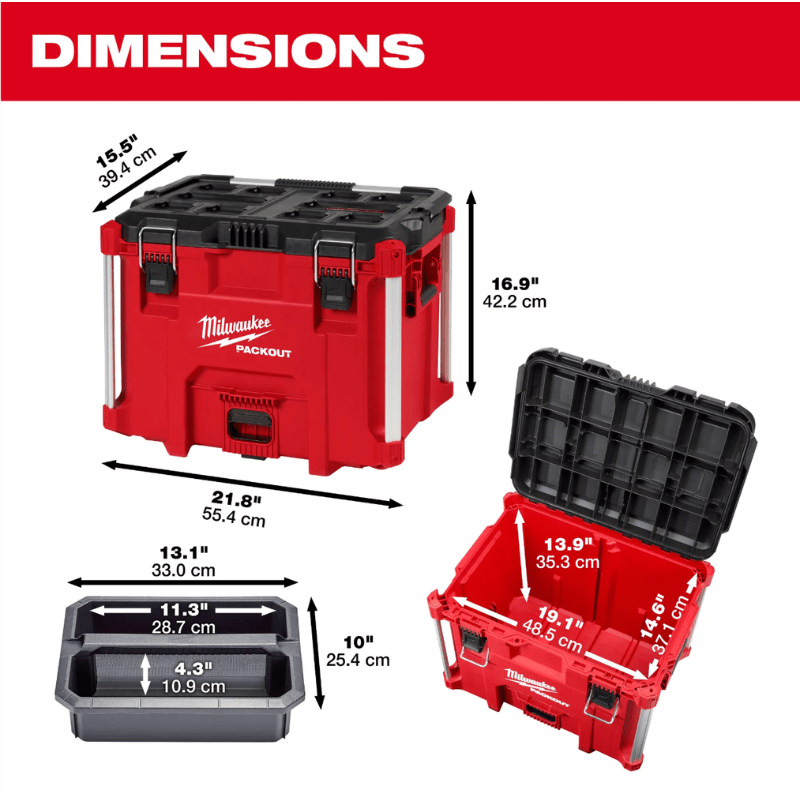 CAJA DE HERRAMIENTAS PACKOUT XL MILWAUKEE 48-22-84233