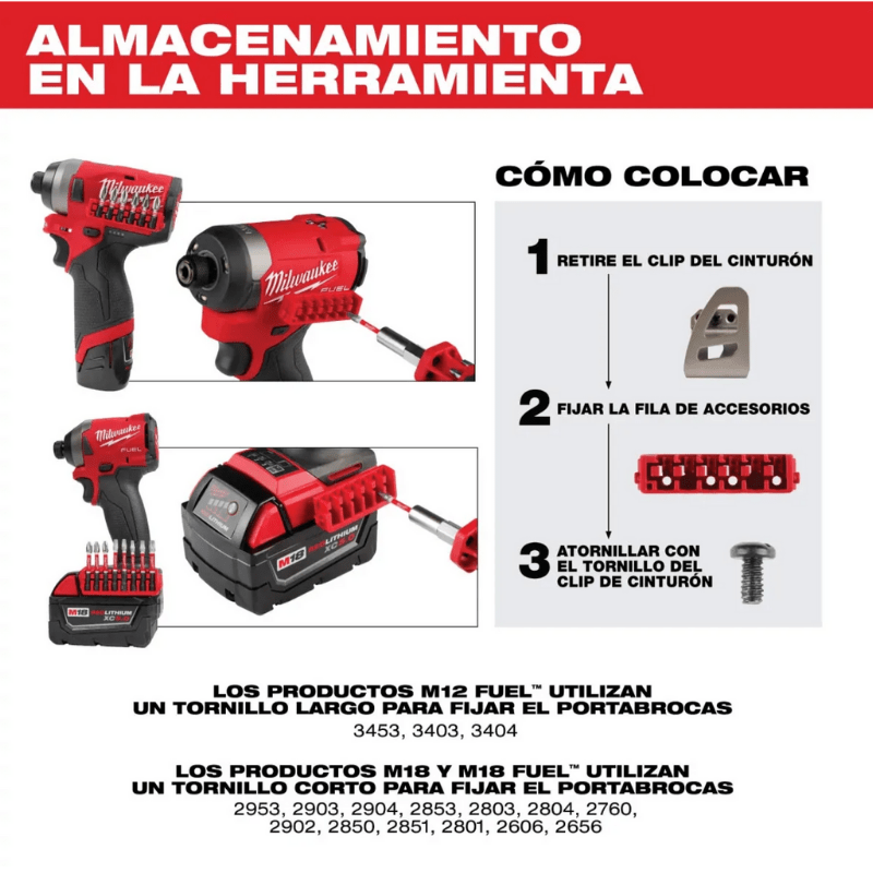 SET 60 PUNTAS SHOCKWAVE IMPACT DUTY MILWAUKEE 48-32-40974