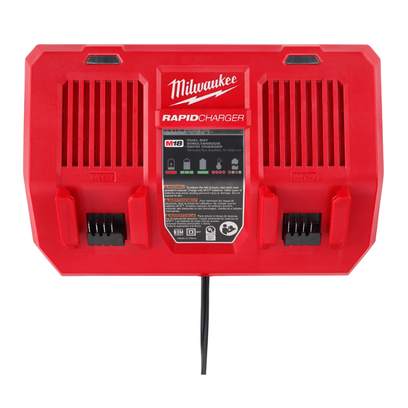 CARGADOR RAPIDO DOBLE M18 MILWAUKEE 48-59-18024
