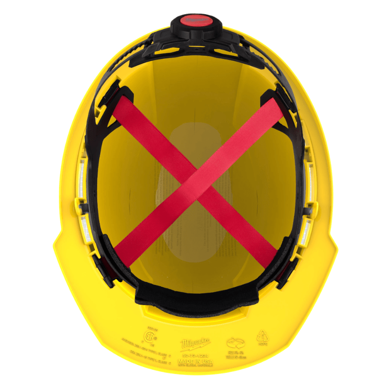 CASCO DE SEGURIDAD CON VENTILACION BOLT AMARILLO MILWAUKEE 48-73-12024