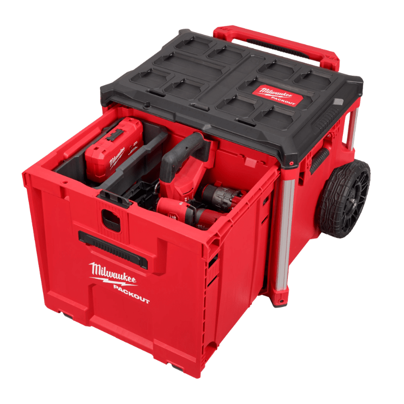 CAJA HERRAMIENTA RODANTE CON CAJONES PACKOUT MILWAUKEE 48-22-84204