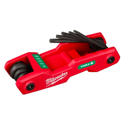 SET 8 LLAVES TORX PLEGABLES 48-22-21844