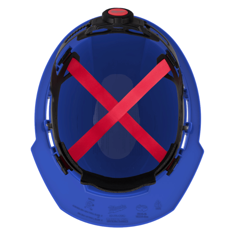 CASCO DE SEGURIDAD CON VENTILACION BOLT AZUL MILWAUKEE 48-73-12044
