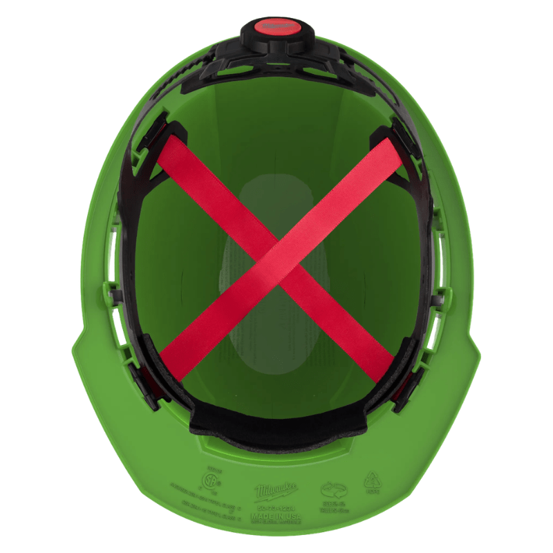 CASCO DE SEGURIDAD CON VENTILACION BOLT VERDE MILWAUKEE 48-73-12064