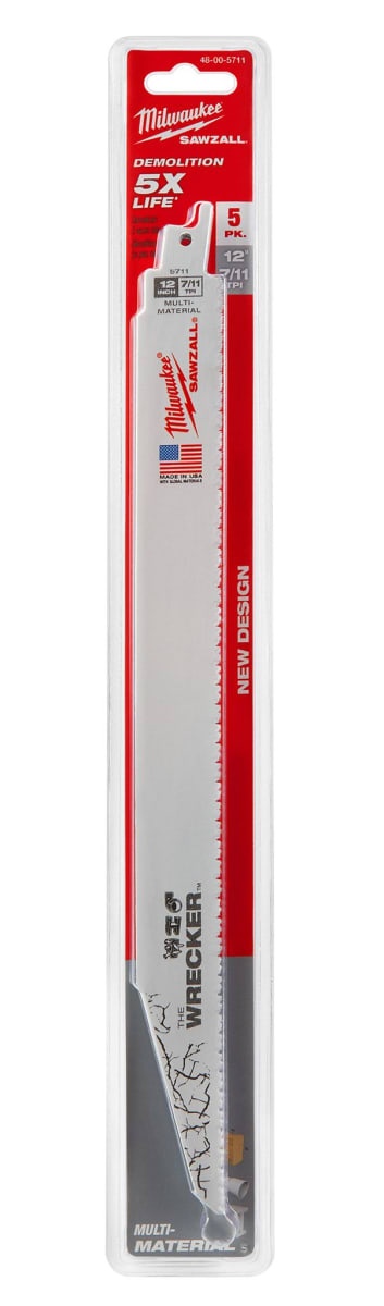 PACK 5 REPUESTOS SIERRA SABLE MILWAUKEE 48-00-5711 0