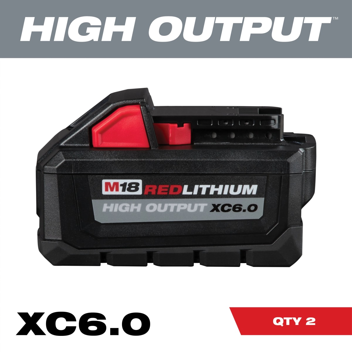 SET 2 BATERIAS XC 6.0 M18 MILWAUKEE 48-11-18622