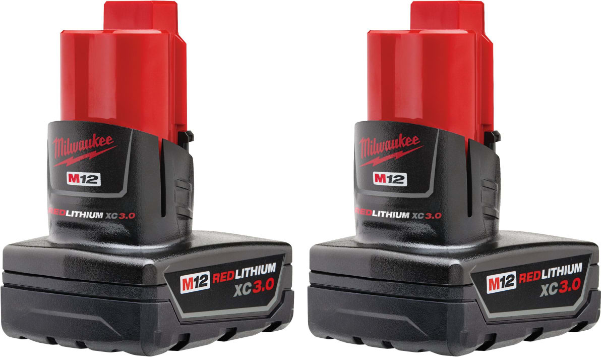 SET 2 BATERIAS XC3.0 M12 MILWAUKEE 48-11-2412 0